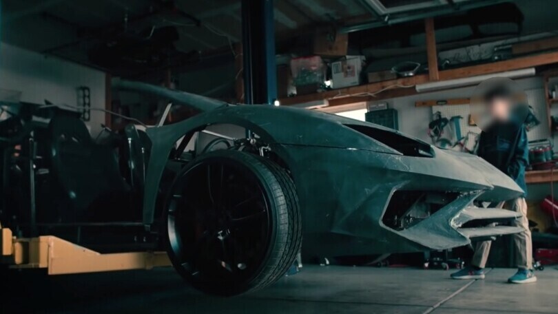 Lamborghini Aventador, un papà ne costruisce una in 3D per il figlio