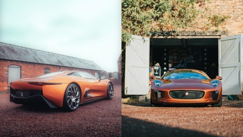 Jaguar, all'asta la C-X75 che ha inseguito James Bond per le vie di Roma