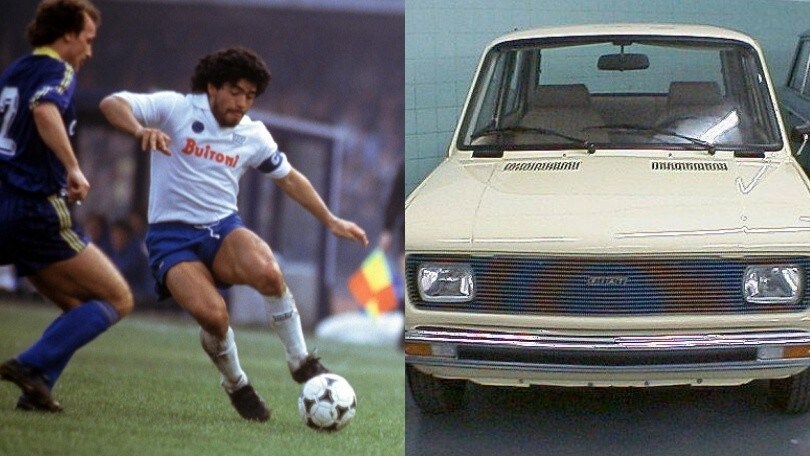 Maradona, la Fiat 128 dell'82 in vendita ad un prezzo stellare: fu la prima auto del Pibe de Oro