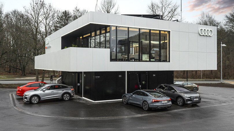 Audi Charging Hub, servizi e ricarica al cubo
