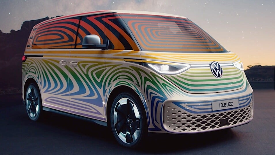 Volkswagen ID.Buzz 2022 mostra il volto di serie