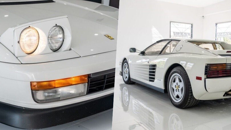Ferrari Testarossa "Miami Vice" del 1991 all'asta