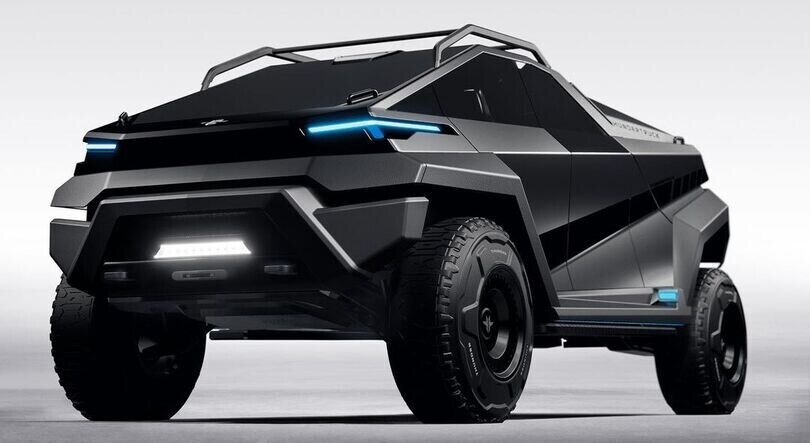 Thundertruck, il pick-up elettrico ideato da un'agenzia pubblicitaria
