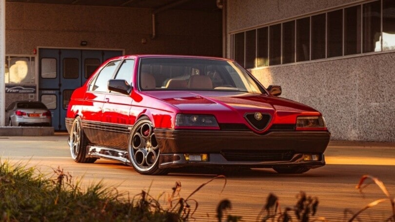 Alfa Romeo 164, restomod in carbonio e con i cerchi della 156 GTA