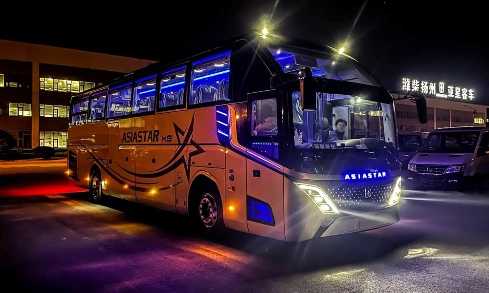 Asiastar X9-3, bus elettrico di lusso disegnato da Pininfarina