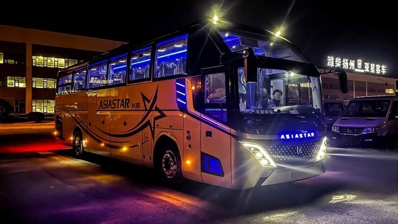 Asiastar X9-3, bus elettrico di lusso disegnato da Pininfarina