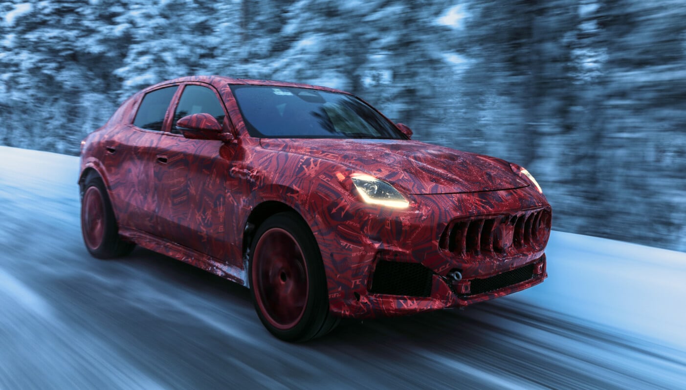 Maserati Grecale, proseguono i test su neve e ghiaccio in Lapponia
