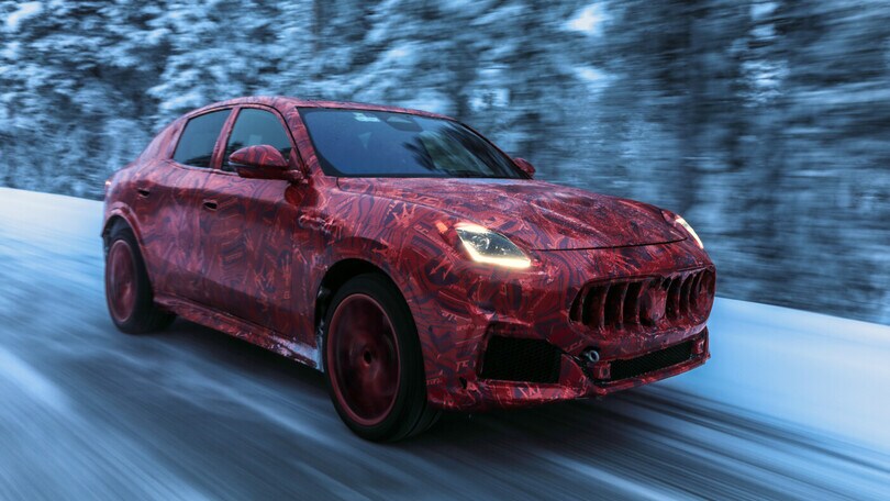 Maserati Grecale, proseguono i test su neve e ghiaccio in Lapponia
