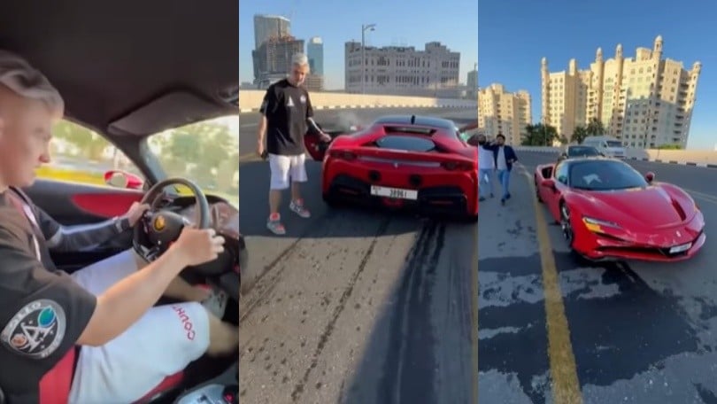 Dubai, noleggia una Ferrari e la distrugge: "Colpa dell'elettronica"