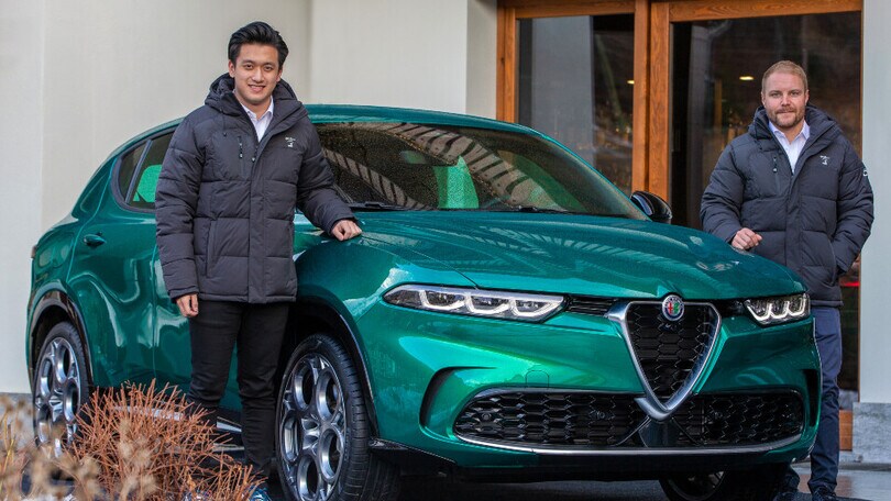 Alfa Romeo, incontro sulle Alpi con i piloti F1 e la nuova Tonale