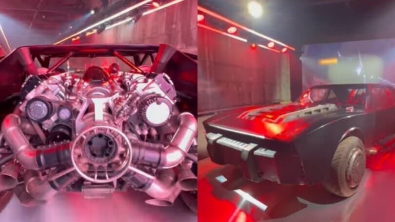 The Batman, la Batmobile di Robert Pattinson e il suo V8 sfilano a Londra