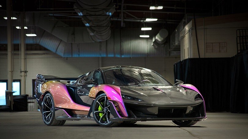 McLaren Sabre, all'asta l'hypercar con la carrozzeria che cambia colore