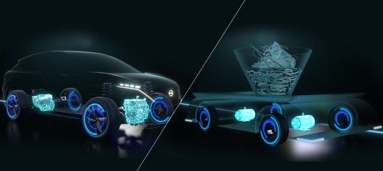 Nissan e-4ORCE, come funziona il sistema di trazione integrale