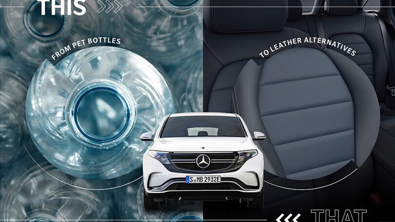 Mercedes, interni realizzati solo in materiali riciclati e sostenibili