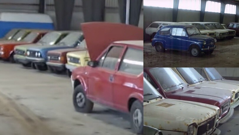 La collezione di 200 Fiat abbandonate in Danimarca