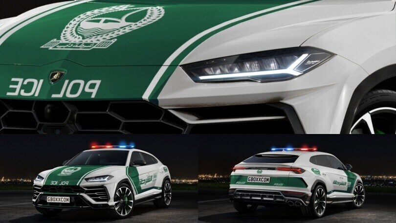 Lamborghini Urus, la nuova auto della polizia di Dubai