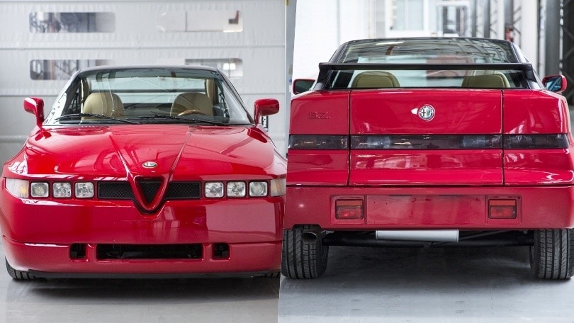 Alfa Romeo SZ, FCA restaura un modello del 1989