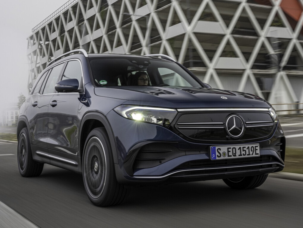 Mercedes EQB, la prova