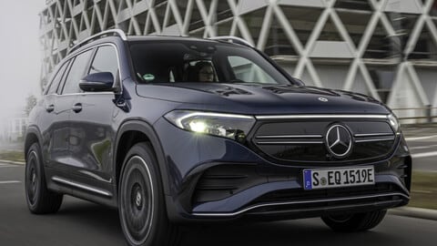 Mercedes EQB, la prova