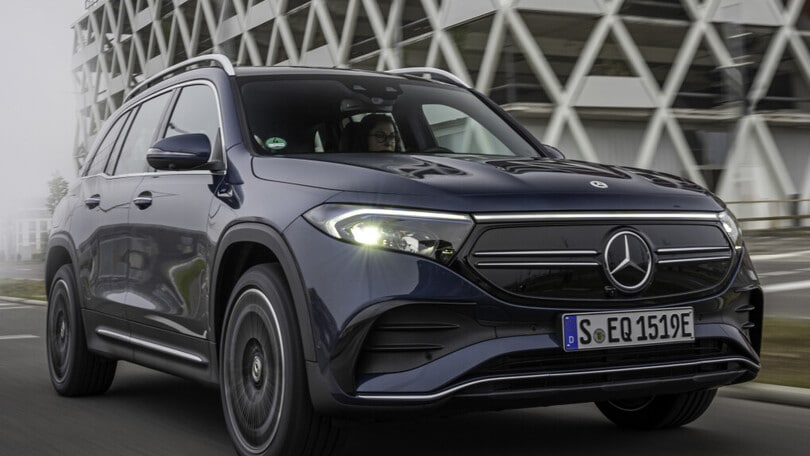 Mercedes EQB, la prova
