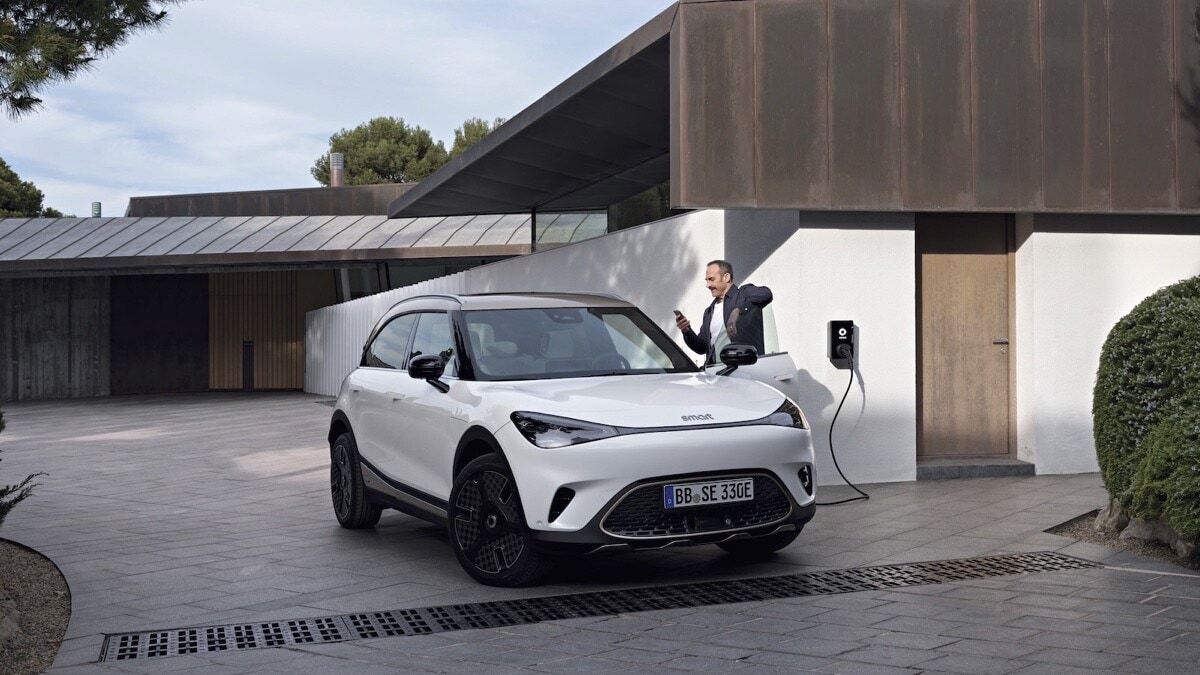 smart #1, tecnologico e condivisibile in punta di app