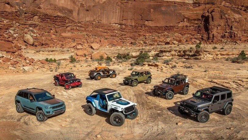 Jeep, sette "mostri" off-road pronti per l'Easter Safari 2022