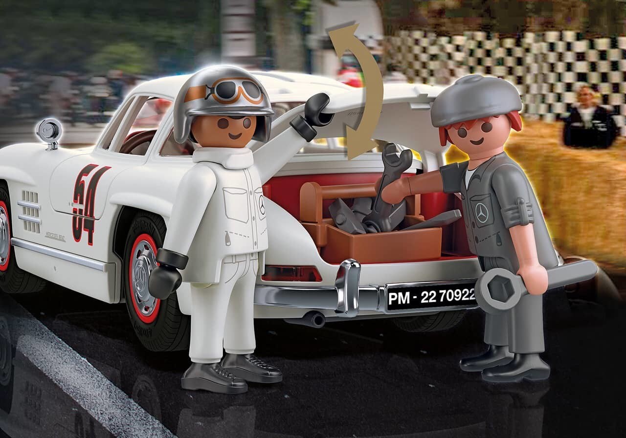 Playmobil Mercedes 300 SL, la mitica Gullwing, ali di gabbiano