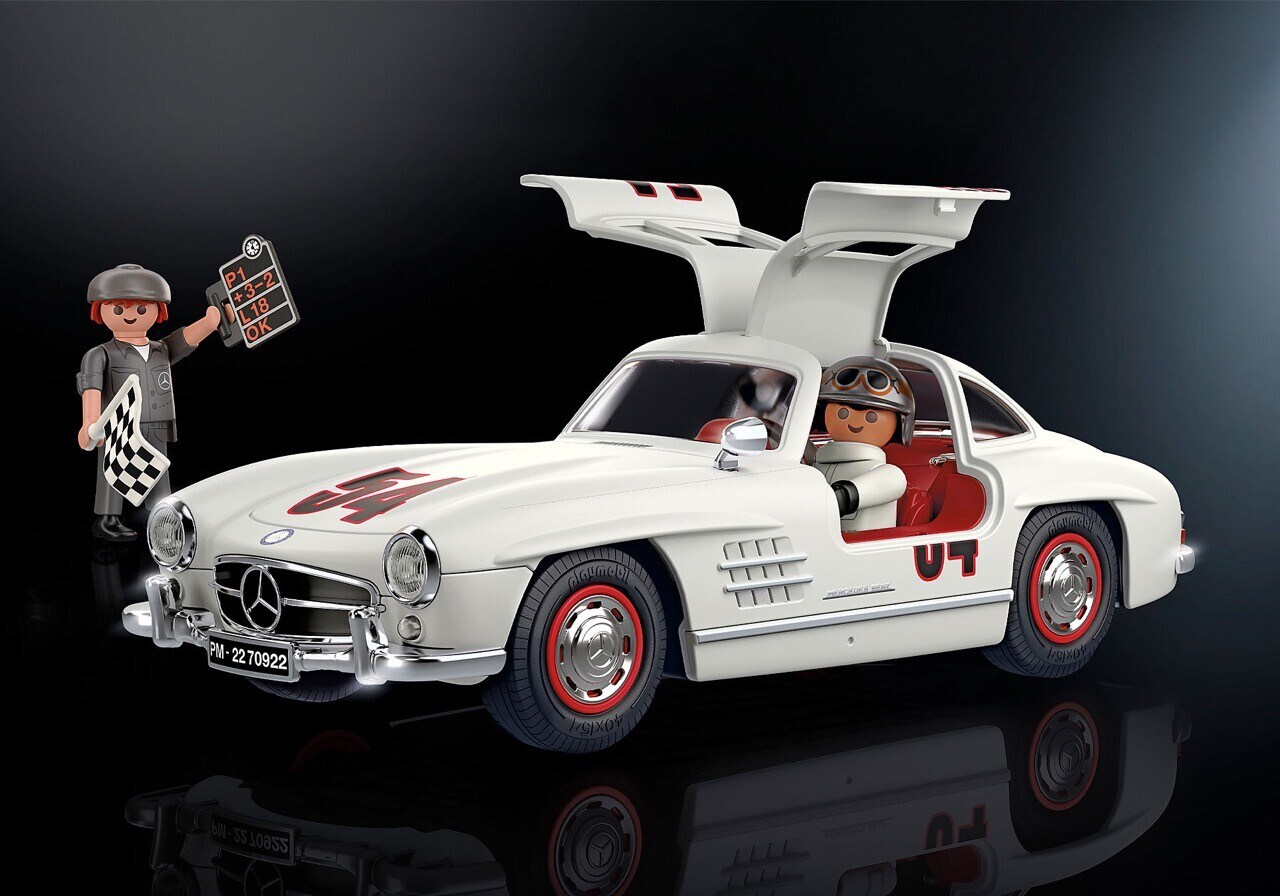 Playmobil Mercedes Mercedes 300 SL, la mitica Gullwing ali di gabbiano