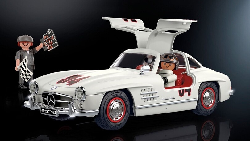 Playmobil Mercedes Mercedes 300 SL, la mitica Gullwing ali di gabbiano