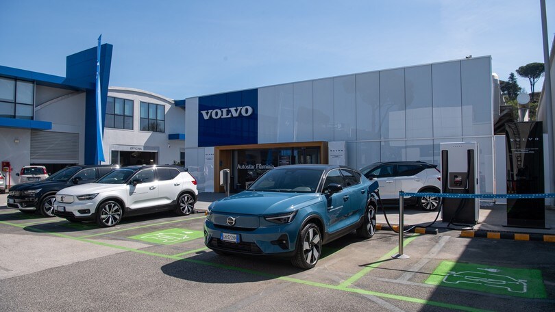 Anche a Roma operativa la fast charge Powerstop by Volvo Cars