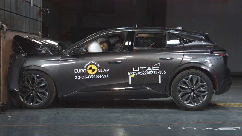 DS 4, il crash test Euro NCAP
