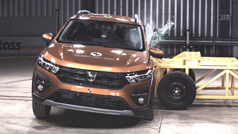 Dacia Sandero Stepway, il crash test Euro NCAP