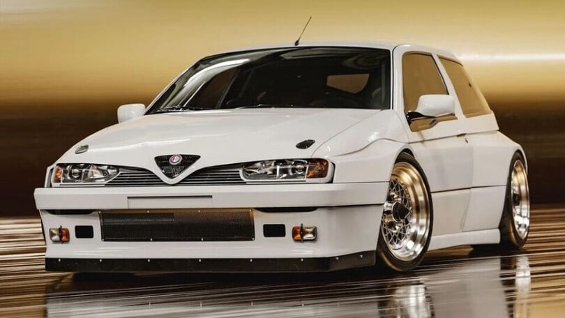 Alfa Romeo 145, rivive in chiave supersportiva in un restomod digitale