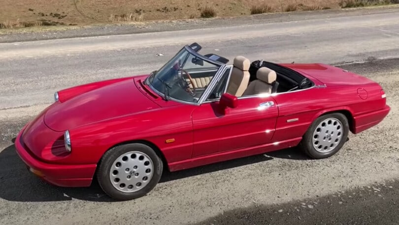 Alfa Romeo Spider Duetto, restomod elettrico con batterie Tesla