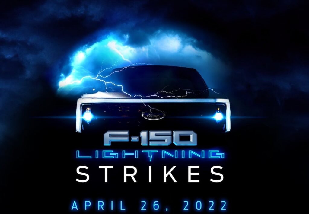 Ford F-150 Lightning, debutto in streaming il 26 aprile