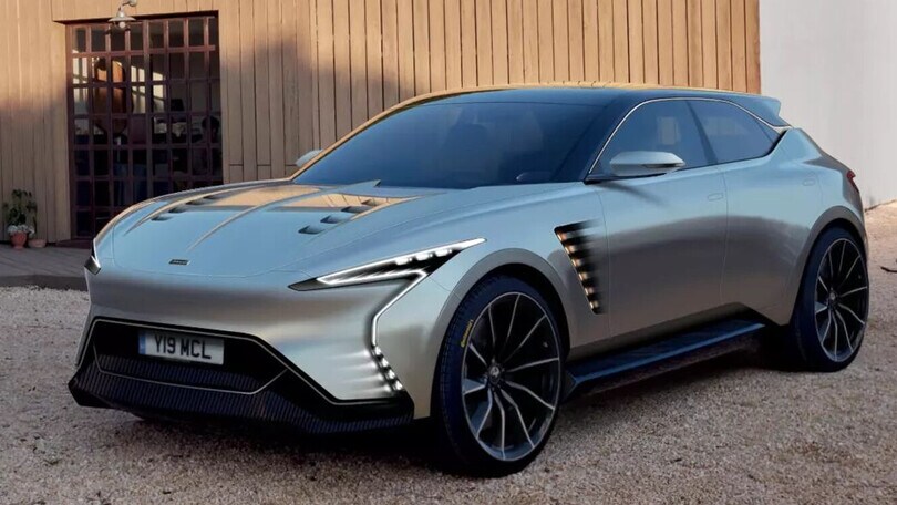 McLaren Aonic, un rendering immagina il Suv della Casa di Woking