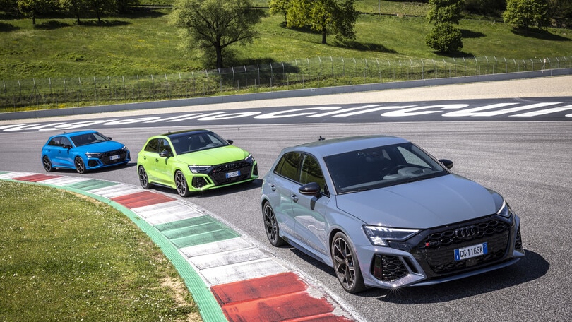 Audi RS3: il test drive al Mugello