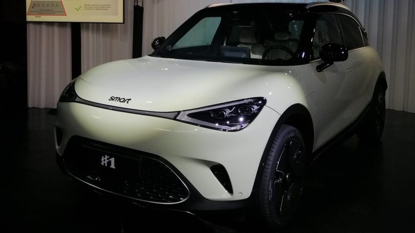 smart #1, eccola vista dal vivo