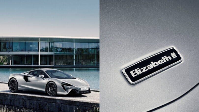 McLaren Artura, in argento platino per festeggiare la regina Elisabetta