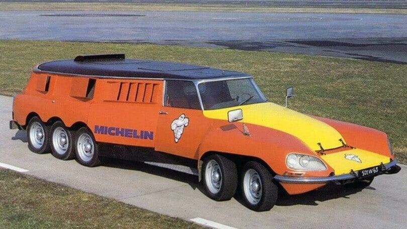 Michelin PLR: quella Citroën costruita con 10 ruote e 2 motori