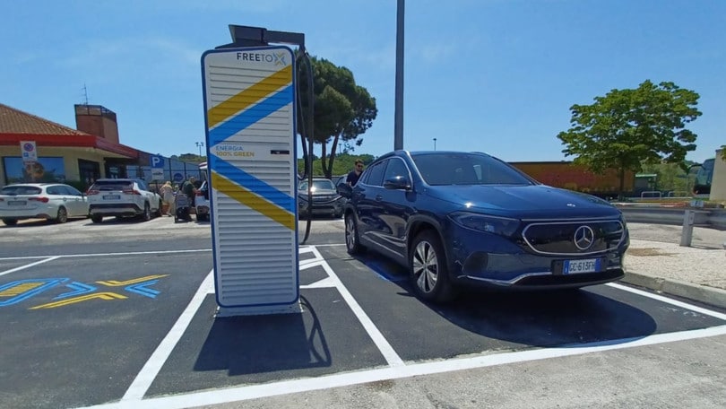 Autostrade e Free to X, come prosegue il piano per le colonnine ad alta potenza