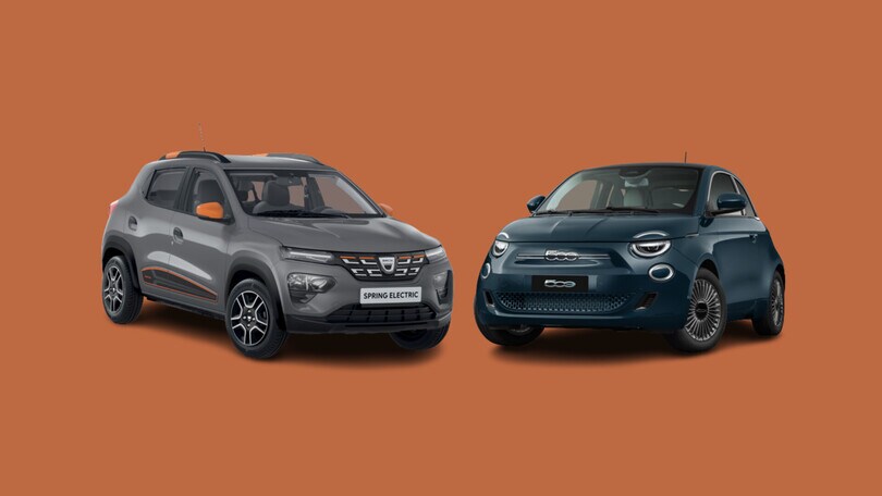 Dacia Spring vs Fiat 500: ecco il confronto definitivo
