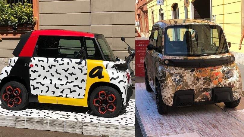 Citroën Ami in esposizione alla Milano Design Week