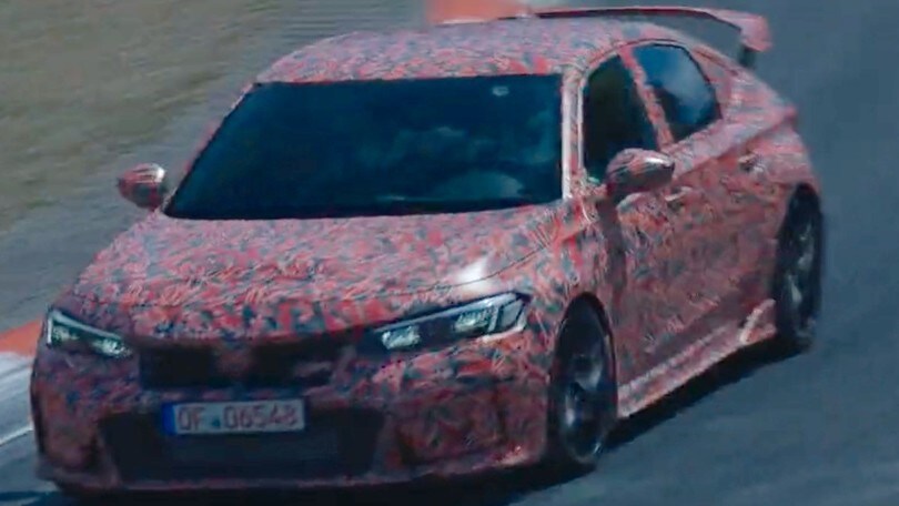 Nuova Honda Civic Type R, un giro al Nurburgring poi il lancio