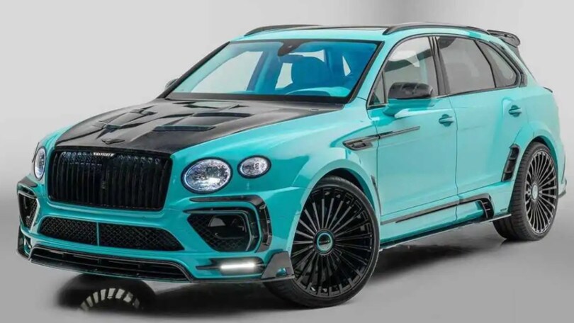 Bentley Bentayga, Mansory ci mette le mani e spunta in turchese