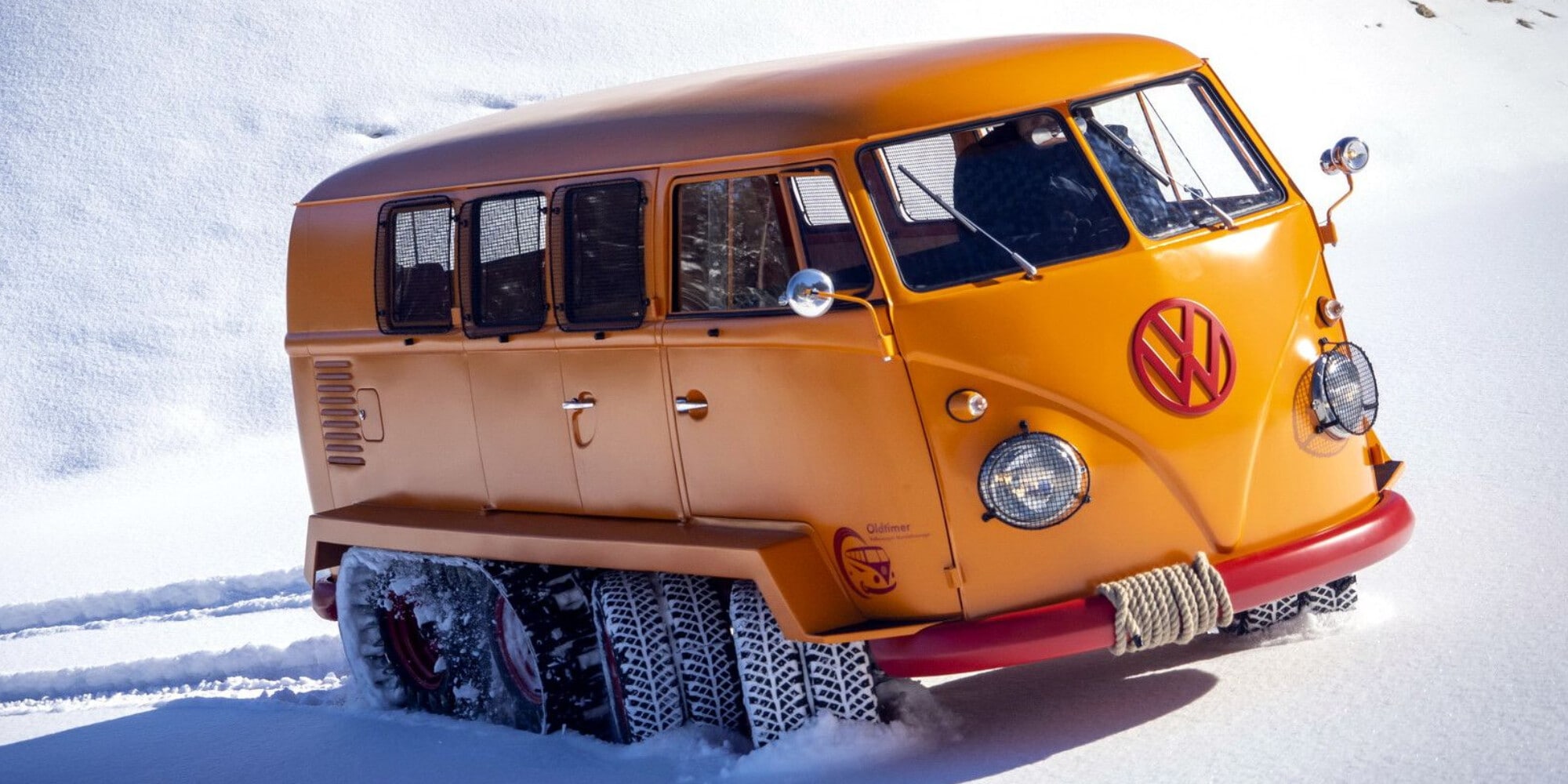Bulli Half Track Fox, restaurato il Volkswagen Bulli cingolato