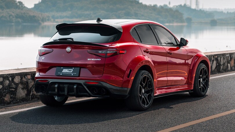 Alfa Romeo Stelvio, il tuning di SD Carbon
