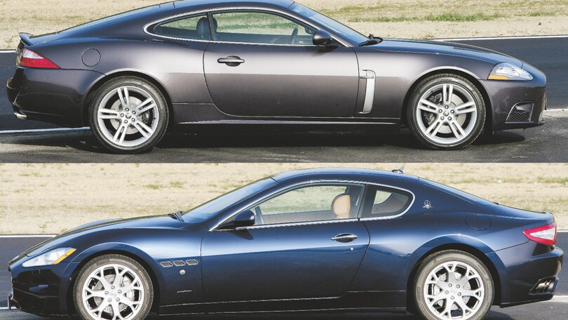 Maserati GranTurismo vs Jaguar XKR, il confronto nostalgia del 2007