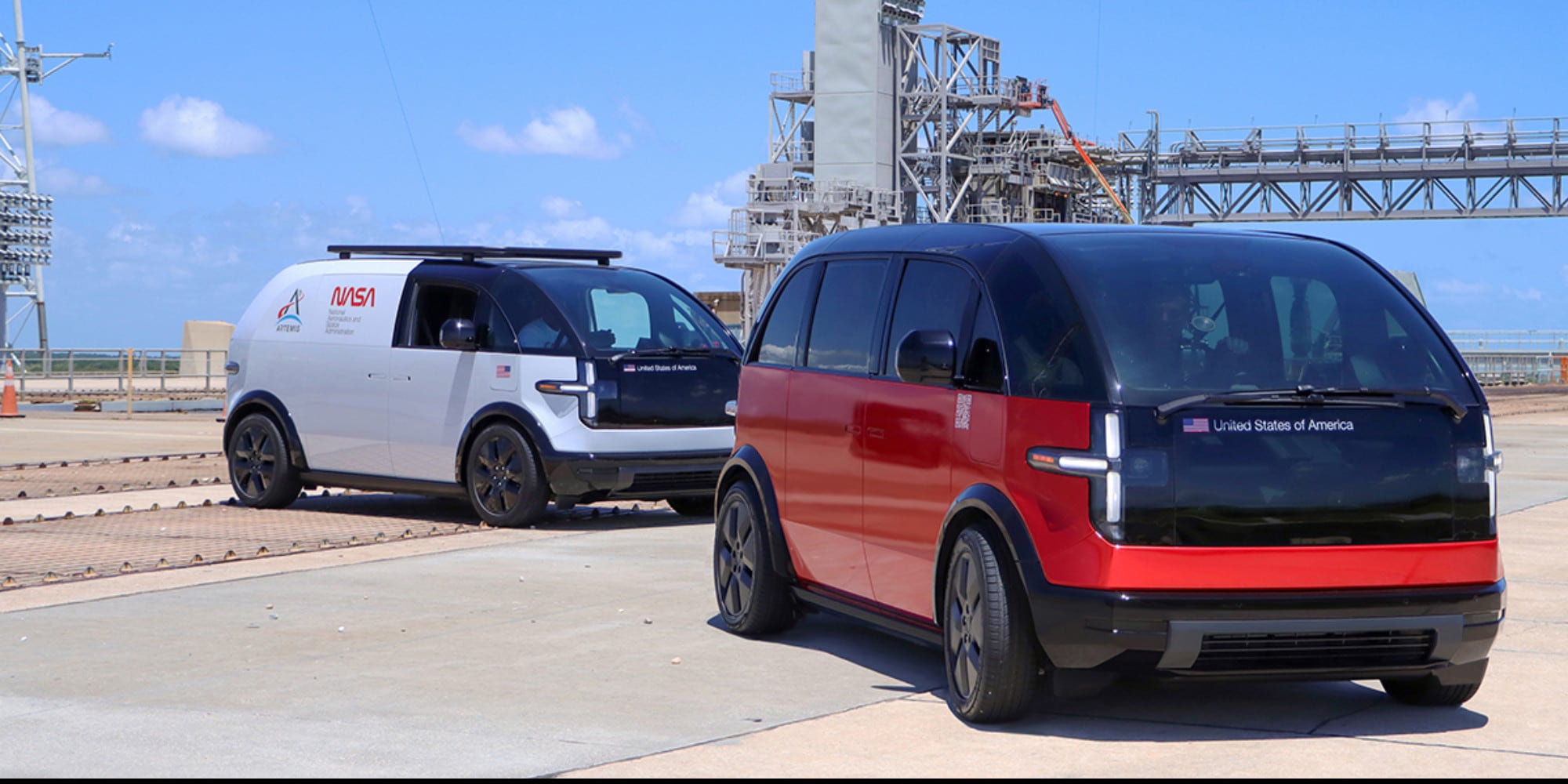 Canoo, ecco le auto elettriche degli equipaggi della Nasa