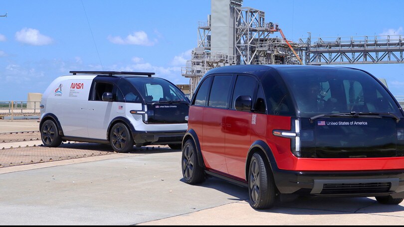 Canoo, ecco le auto elettriche degli equipaggi della Nasa